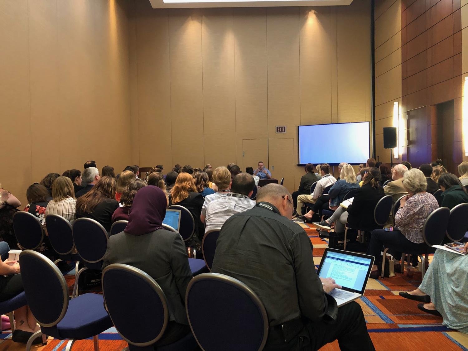 Central Connecticut's Society of Professional Journalists attended a conference on how to cover mass shootings in Baltimore last week.