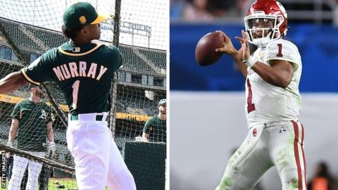 Murray will soon have to choose between a career in the MLB or one in the NFL.
