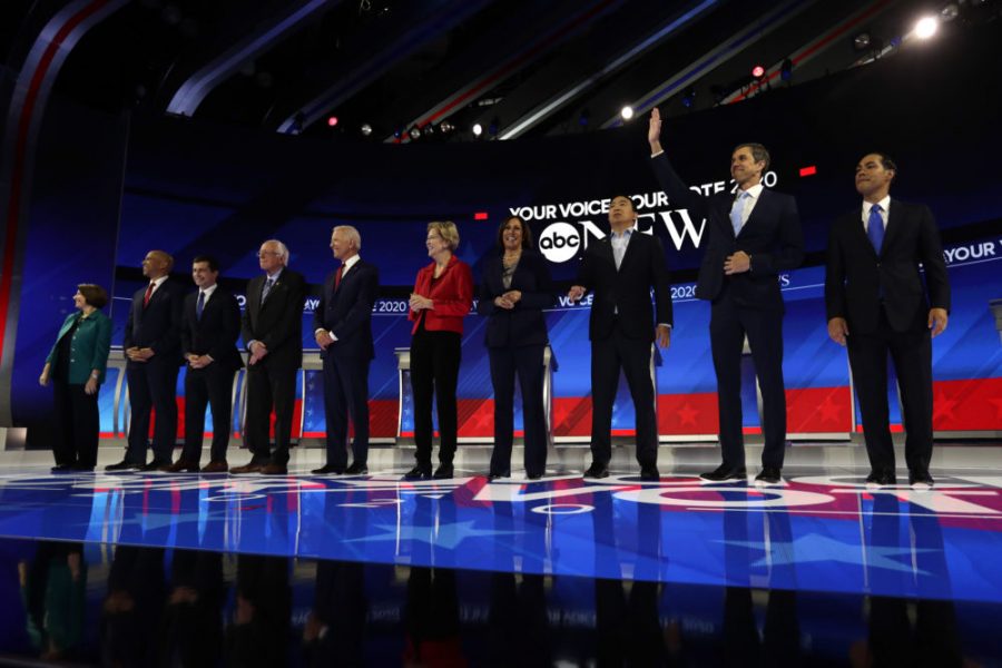 The top 10 leading democratic candidates continue to go head to head on stage.