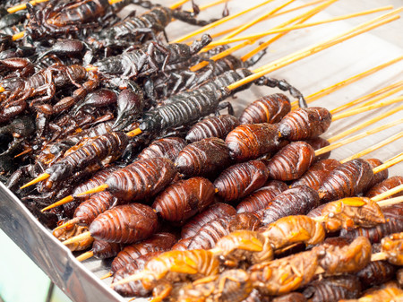 Insects can be found in a lot of different foods and cooked in many ways.