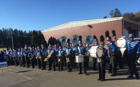 CCSUs Blue Devils Marching Band in Fall 2019
