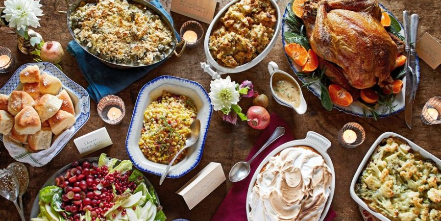 Thanksgiving old-time favorites: turkey, gravy, stuffing, potatoes, veggies, and pie
Source: Dana Gallagher 