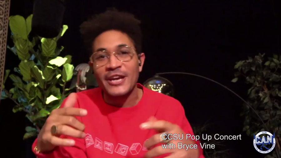 Bryce Vine performs for Central for the second time, this time over a YouTube live stream.