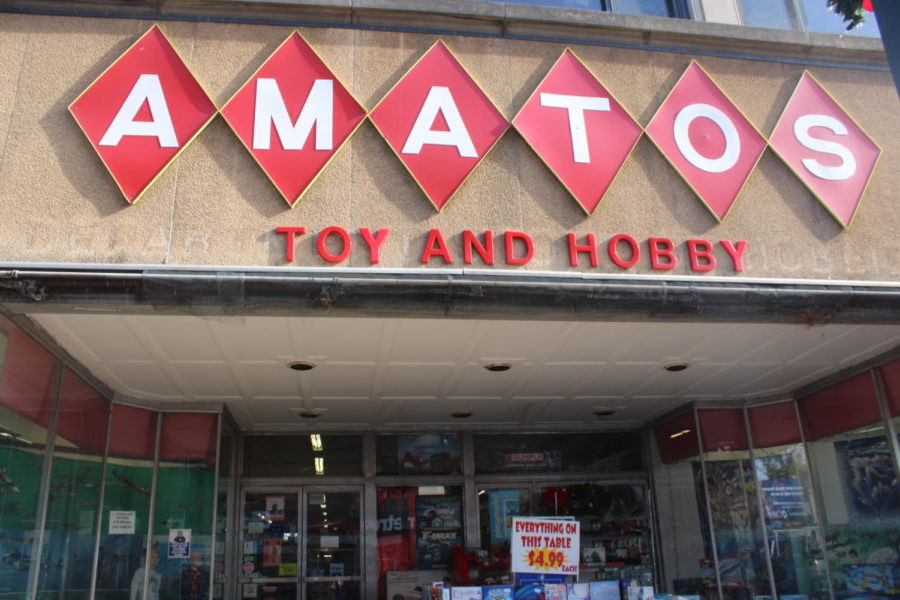 Amatos+Toy+and+Hobby+is+located+on+283+Main+St.+in+Downtown+New+Britain.+Photo+by%3A+Melody+Rivera