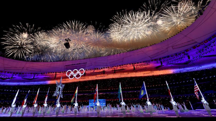 Closing ceremony of the 2022 Winter Olympics In Beijing, China on Sunday, Feb. 20.