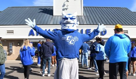A matchup between the Blue Devils and the Long Island Sharks will take place Saturday, November 5, at 1 p.m. at Bethpage Federal Credit Union Stadium (Photo Credit: Steve McLaughlin Photos, CCSU Athletics)
