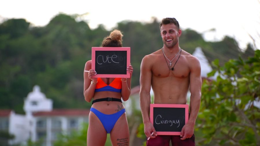 Chloe Veitch and Mitchell Eason compete in their first compatibility challenge as a couple.