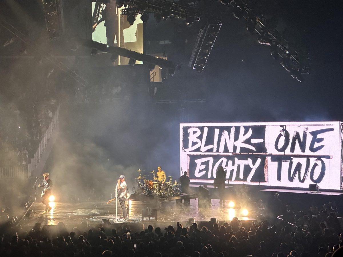 Blink-182+performing+at+UBS+Arena