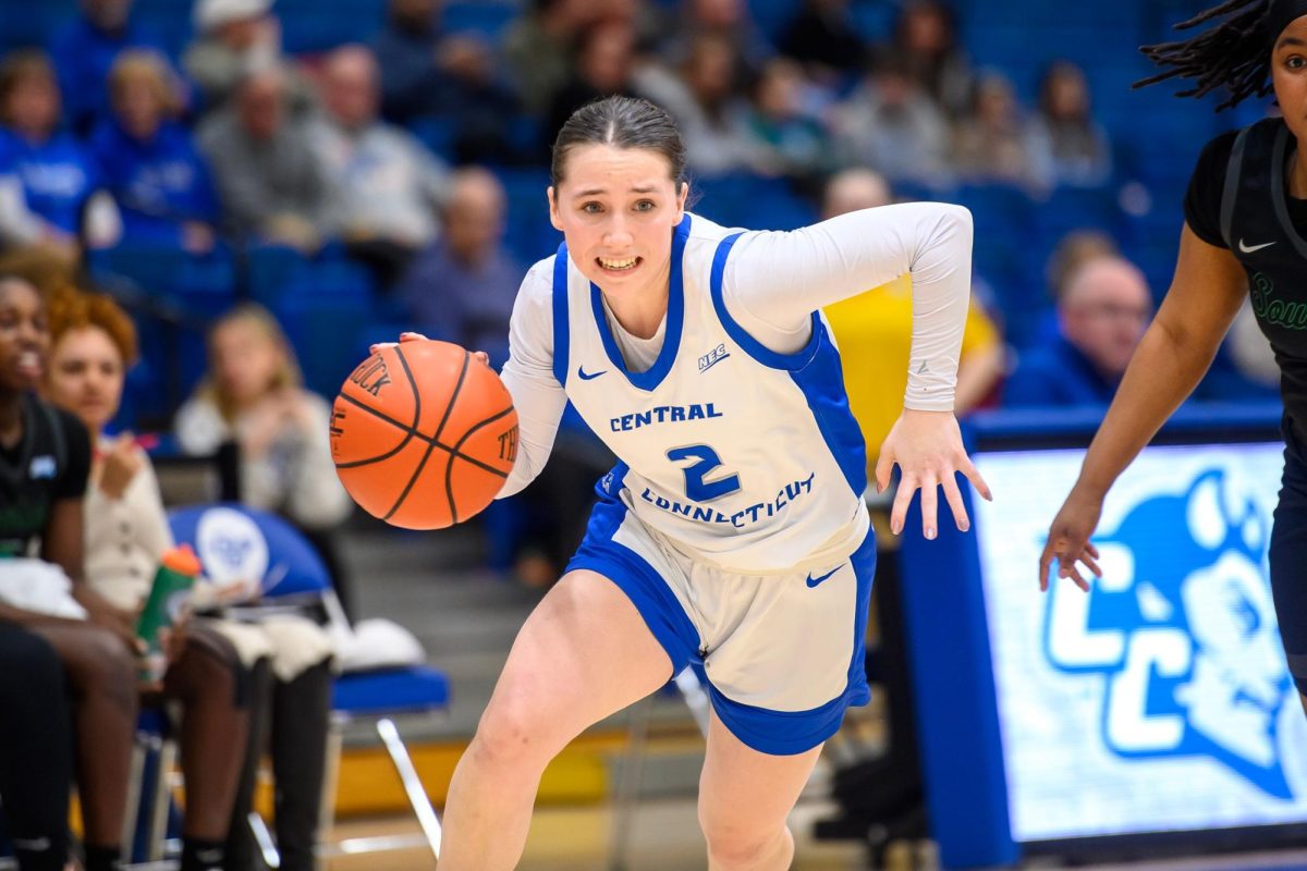 Belle Lanpher against Chicago State on Thursday, Feb. 20.