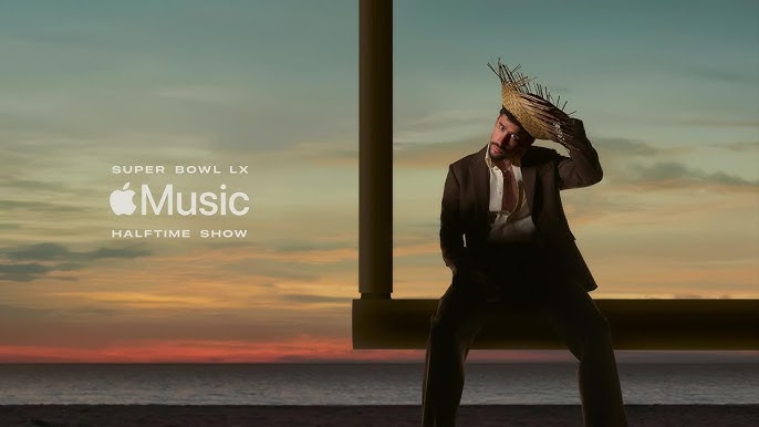Apple Music's ad for Bad Bunny's Super Bowl halftime show