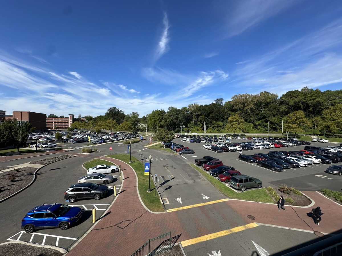 The hustle and bustle of 9:25 a.m. parking