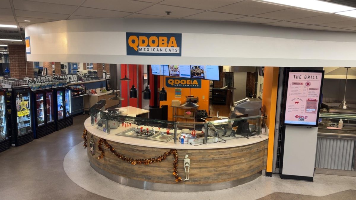Newly added Qdoba in Devils Den