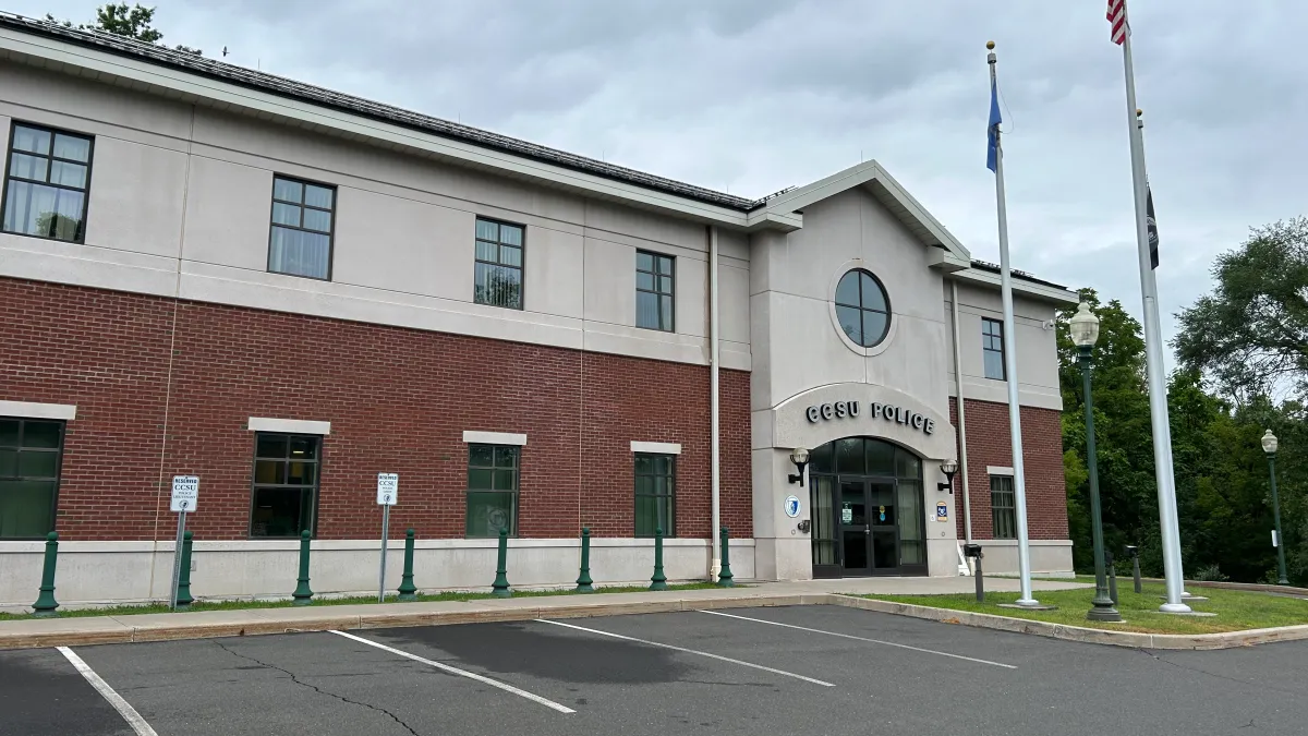 CCSU's Police Department located on 1500 East St, New Britain