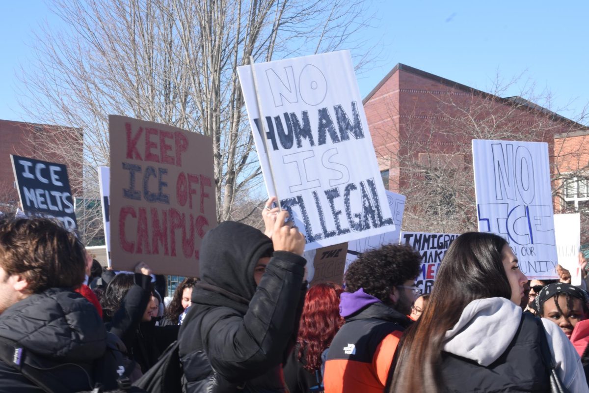 Signs of protesters shows empathy for humanity