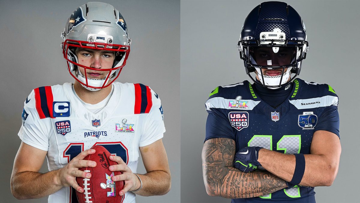 Drake Maye (left) and Jaxon Smith-Njigba (right) are the two favorites to win the Super Bowl MVP. Expectation weighs heavy on these athletes' shoulders