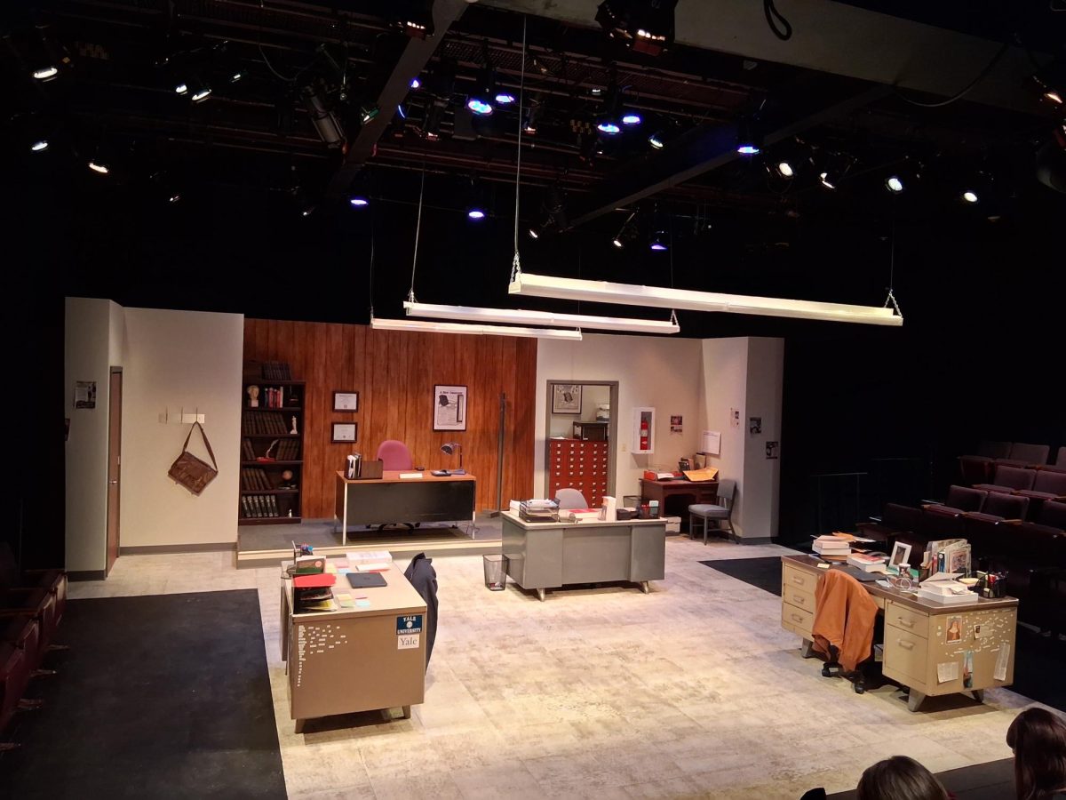 The set of Webster's Bitch was crafted and arranged by CCSU students
