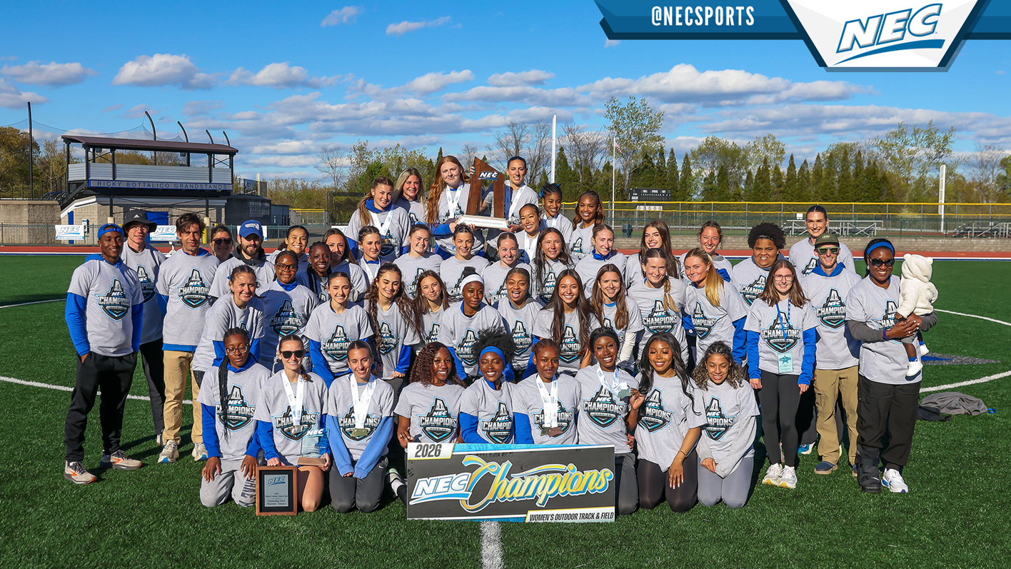 CCSU's Women's Track and Field team claims its second NEC Outdoor title in the university's history