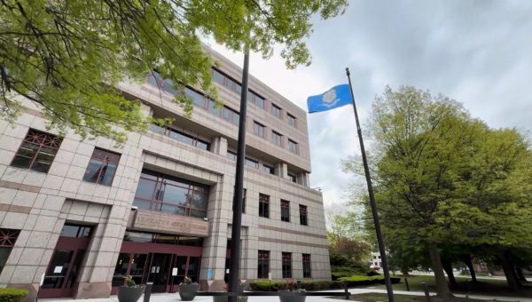 Front of The Connecticut legislative office